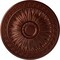 Ekena Millwork Randee Ceiling Medallion (Fits Canopies up to 3 7/8"), Hand-Painted Antique Copper, 20"OD x 1 3/8"P CM20HAACS - alternate 1